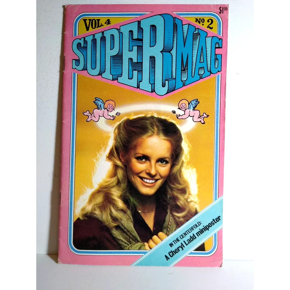 Cheryl Ladd Charlies Angels Joey Travolta SuperMag Magazine 1979 Vintage Retro